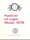 1978 Rother District Council BEXHILL-ON-SEA Festival of Light Music Brochure c444