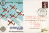 1977 ASAS DE PORTUGAL RAF Greenham Common flown stamp cover Air Tatoo BFPO Cessna refF100