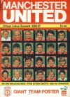 1986 / 87 MANCHESTER UNITED Official Colour Souvenir Football Poster