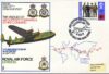 1972 RAF Upavon Air Support Command Last Global Flight stamp cover BFPO 1295 refF131