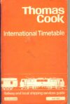 1978 Thomas Cook International Timetable Railway and local Shipping Services Guide Large Paperback Book ref102759