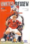 1998 February 21st Man Utd v Derby County Football Programme UNITED REVIEW ref102353