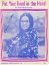 NANA MOUSKOURI Put Your Hand in the Hand by Gene MacLELLAN 1970S vintage sheet music ref102842