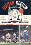 1990 September 22nd Man Utd v Southampton Football Programme UNITED REVIEW ref102379