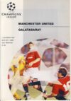 1994 Manchester United v Galatasray UEFA CHAMPIONS LEAGUE Football Programme ref103001