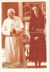 The Pope & Princess Diana $6 MS stamp sheet 1961-1997 refDA144