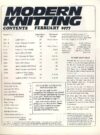 1977 FEBRUARY Modern Knitting Machine Knitters magazine ref101865
