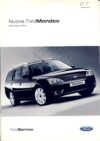 2003 NUOVA FORD MONDEO Car Brochure (Italian Language) ref103072