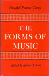 The Forms of Music Donald Francis Tovey 1972 vintage HB book ref328
