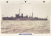 HMS HASTINGS 1930 Sloop Escort Navy Ship Photo Info Card refA1