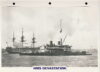 HMS DEVASTATION 1871 Capital Battleship Navy Ship Photo Info Card refA4