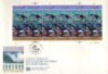 1992 UN United Nations Clean Oceans stamps sheet cover refF424