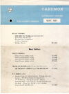 CAEDMON Literary Series MAY 1961 releases leaflet ref101652