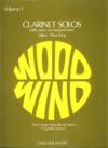CLARINET SOLOS with piano accompaniment sheet music book ref101518