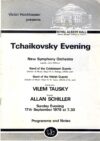 1978 Royal Albert Hall TCHAIKOVSKY Vintage Theatre Programme ref101681