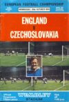 ENGLAND v CZECHOSLOVAKIA 1974 Wembley official programme European Football Championship ref0104 A1