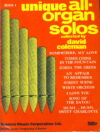 1970 unique all-organ solos Book One sheet music book ref101547