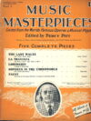 Vintage Music Masterpieces Operas Musical Plays Sheet Music ref101553