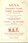 1980 Roos v. Lancashire County Netball Association programme ref101599