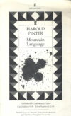 Harold Pinter Mountain Language 1988 Michael Gambon Minranda Richardson theatre programme ref101612