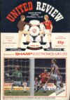 1985 October 12th Manchester United v QPR Review Football Programme ref101928