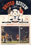 1985 September 18th Manchester United v EVERTON Review Football Programme ref101933