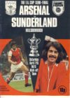 1973 April 7th FA Cup Semi Final ARSENAL v SUNDERLAND Football Programme ref102103