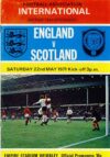 1971 May 22nd ENGLAND v SCOTLAND Wembley International Football Programme ref102448