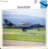 Hawker HUNTER Interceptor Great Britain Military Aircraft Collectors Card refP6