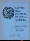 forteen brass ensembles for festive occasions by J. Sandvoss ref042 S2-box4