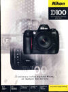 ITALIAN language 2002 Nikon D100 Fotocamera Reflex Digitale 12 page brochure  21x 28cm approx refS2-017