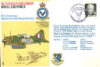 United States Eagel Squadron 1974 Andrews Air Force Base RAF flown stamp cover refE83