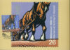 Agriculture & The Changing Land Mechanical Farming Horse & Plow Postcard LAXTON NEWARK special hand stamp postmark 1999 refE103