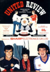 Manchester Utd v Aston Villa 5th Nov 1988 Official Programme refC102012 United Review