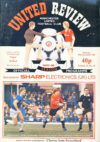 30th Nov 1985 Manchester Utd vs Watford Official Programme ref100119