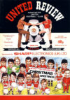 Manchester Utd v Norwich City 27th December 1986 Official Programme refE102057 United Review