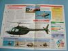 Helicopters Aircraft of the World Card 41 OH 58 KiowaTH 57 SeaRanger BELL