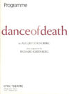 dance of death by August Strindberg LYRIC Theatre Programme IAN McKELLEN refb1381