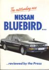 NISSAN BLUEBIRD 4 page car brochure leaflet 30cm x 21cm ref244