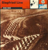 Siegfried Line 1936-1945 War on Land German western defences - WWII card refP5