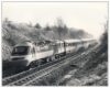 Stretton 1988 11.25 ex Newcastle for Penzance  Black & White Train Photo. R111