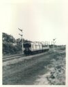 Black & White Railway Train Photo refEM1303 SHARMAN (details on reverse)