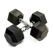Ironman Rubber Coated Hex 5kg Dumbbell Pair Review & Compare on 4utoday