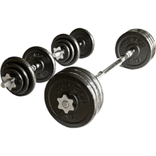 Ironman 20kg Cast Iron Dumbbell And Barbell Set Review & Compare on 4utoday